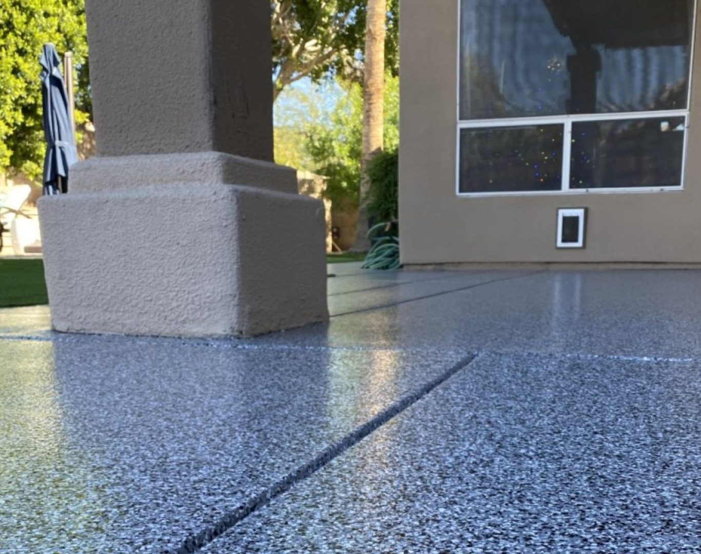 A Colorful Concrete Solutions expert installs high-quality concrete coatings in Brookfield, WI, showcasing precision, experience, and trusted local service. Concrete Coatings Near Me.