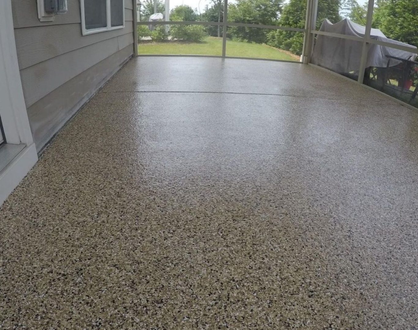 Colorful Concrete Solutions expert installs concrete coatings in Milwaukee County, WI, showing trusted quality. Concrete Coatings Near Me.